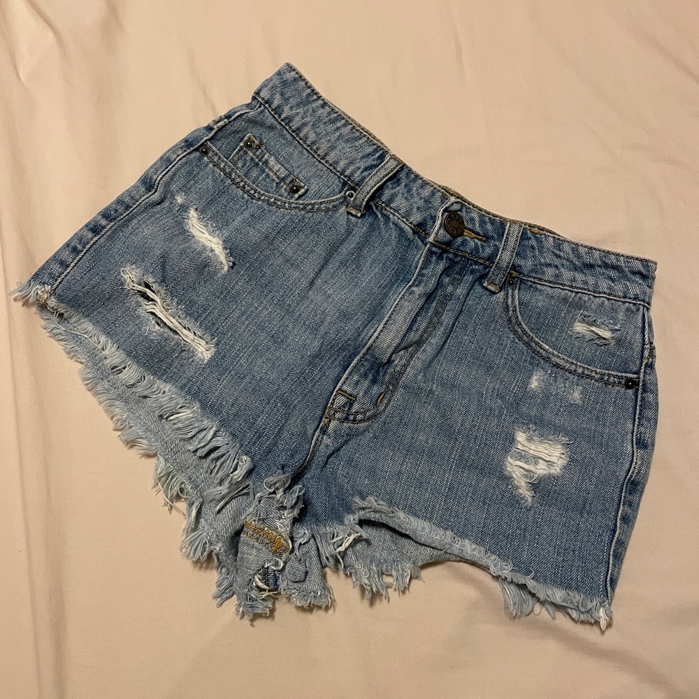 BDG Distressed Denim Shorts